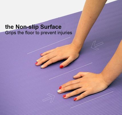 Stuoia resistente di yoga dell'umidità NBR, cuscino Mat For Exercise della schiuma di 25mm