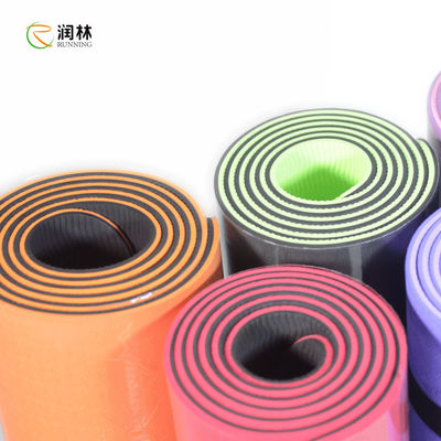 stuoia di yoga di forma fisica di 6mm, yoga Mat Eco Friendly del TPE per Pilates