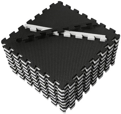 Non slitti l'esercizio nero Mat With di puzzle 1/2» EVA Foam Interlocking Tiles spessa extra