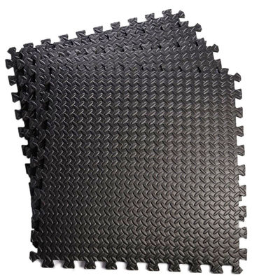 Non slitti l'esercizio nero Mat With di puzzle 1/2» EVA Foam Interlocking Tiles spessa extra