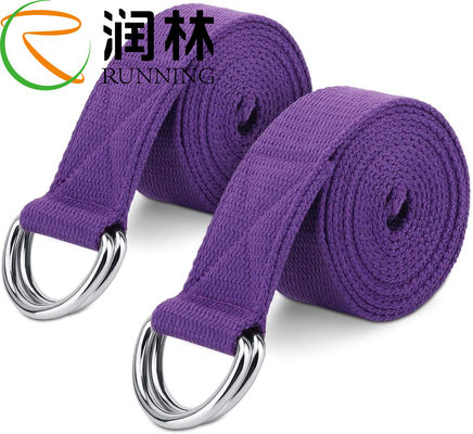 Flessibilità e terapia fisica del cotone D Ring Yoga Strap Stretches For del poliestere