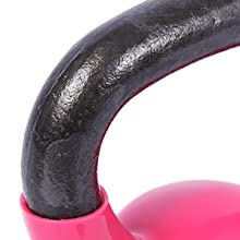 Addestramento solido Kettlebell di forza del ghisa del corpo di rosa per l'allenamento domestico della palestra 6