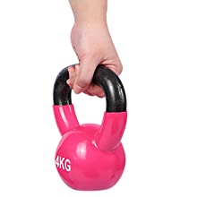 Addestramento solido Kettlebell di forza del ghisa del corpo di rosa per l'allenamento domestico della palestra 10