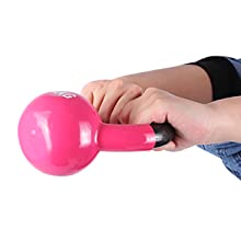 Addestramento solido Kettlebell di forza del ghisa del corpo di rosa per l'allenamento domestico della palestra 11