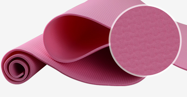 Spuma la stuoia pura 6mm spessa su ordinazione di yoga di doppio strato di colori di EVA Yoga Mat 4mm 3