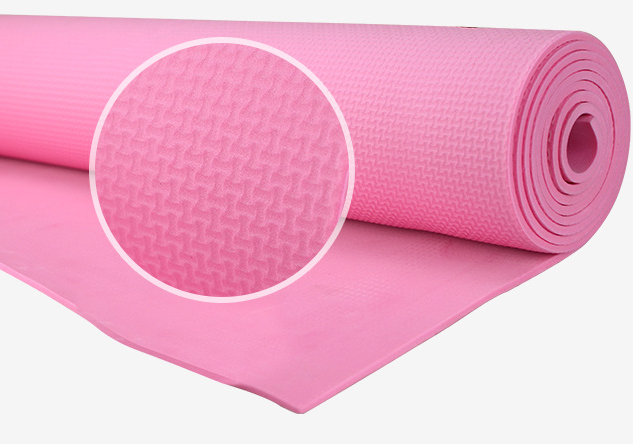 Spuma la stuoia pura 6mm spessa su ordinazione di yoga di doppio strato di colori di EVA Yoga Mat 4mm 5