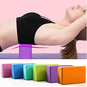 Lo slittamento morbido di EVA Foam Yoga Bricks Anti di 2 pacchetti fornisce la stabilità e l'equilibrio