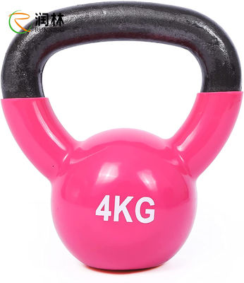 Addestramento solido Kettlebell di forza del ghisa del corpo di rosa per l'allenamento domestico della palestra