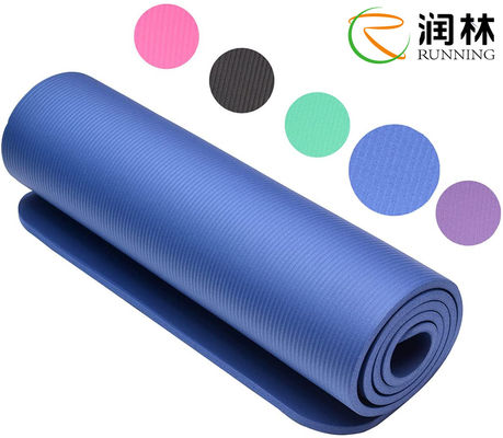 La comodità spuma anti yoga Mat For Pilates Exercise di slittamento di 10mm NBR