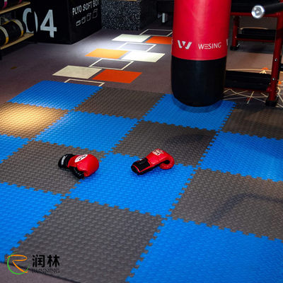 Dimensione su misura di collegamento durevole di EVA Foam Fitness Floor Mat della palestra domestica
