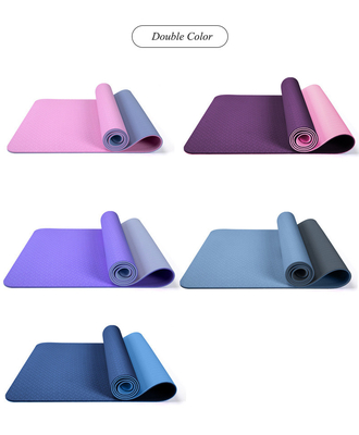 Yoga Mat Recyclable Eco Friendly del TPE dell'OEM 4mm 6mm 8mm 10mm 183cm