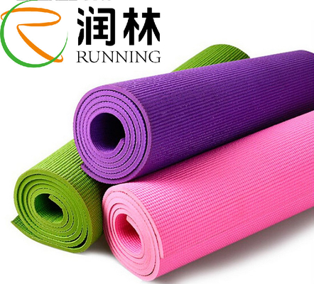 Yoga stampata su ordinazione di gomma Mat Printing Fitness Equipment del PVC di esercizio spesso