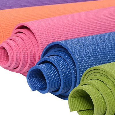 Yoga privata Mat Eco Friendly del PVC del materiale di forma fisica del pulitore 5mm 6mm
