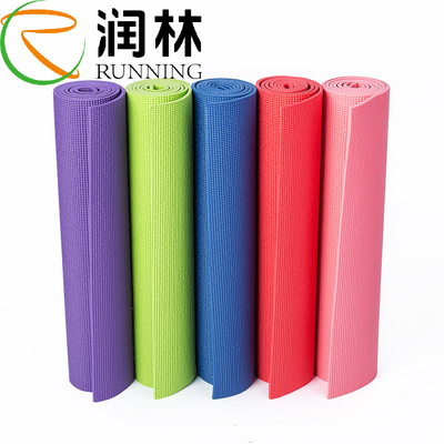 Estensione ad alta densità Mat Linen Yoga Mat del PVC di prevenzione di scivolo