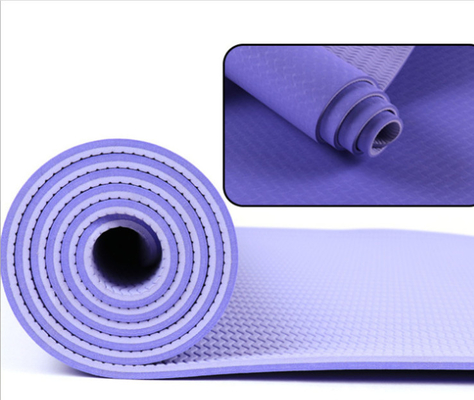 Yoga su ordinazione porpora Mat Eco Friendly del TPE di nuova progettazione 183*61cm